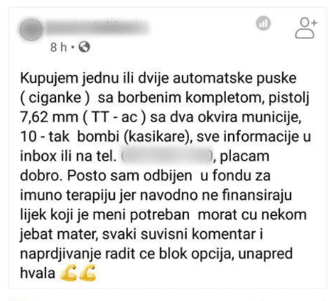 Status na Facebooku - Avaz