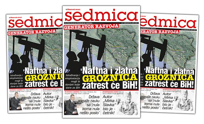 Na kioscima prilog “Sedmica” - Avaz