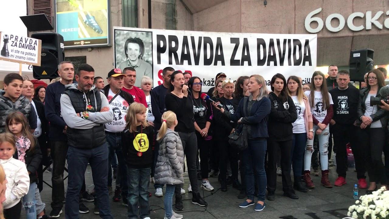 S jednog okupljanja članova "Pravde za Davida" - Avaz