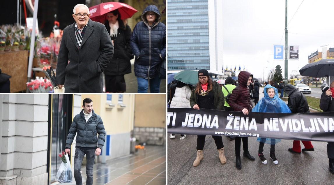 Osmi mart u glavnom gradu BiH: "Slabo ove godine, prepali se virusa"