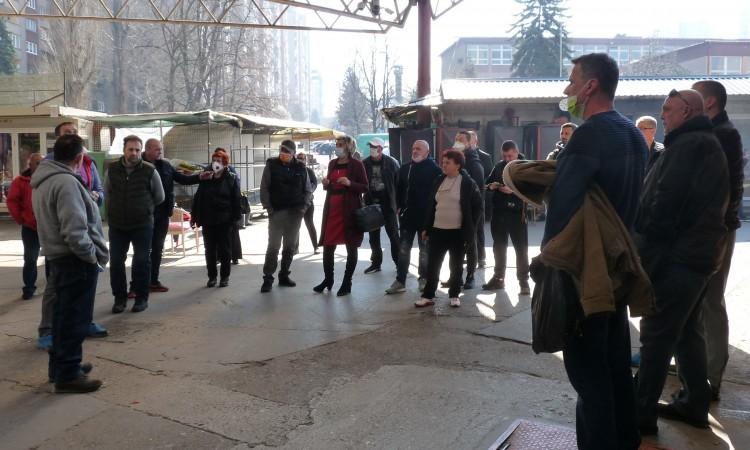 Protest zakupaca boksova na "Tržnici" Zenica