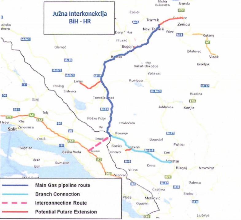 Završen idejni projekt plinovoda u BiH