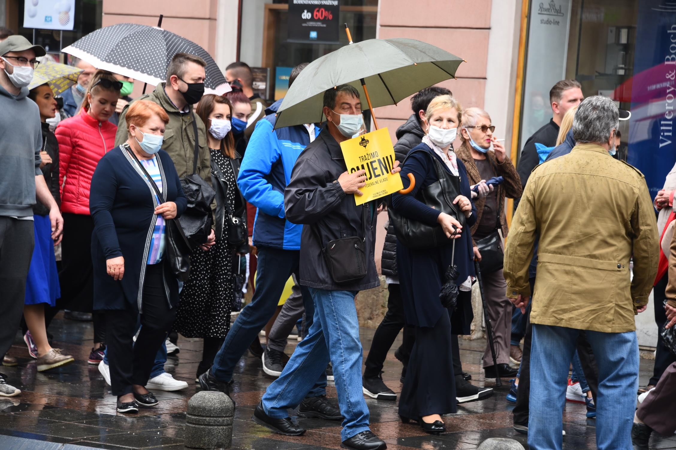 Održan protestni skup opozicije