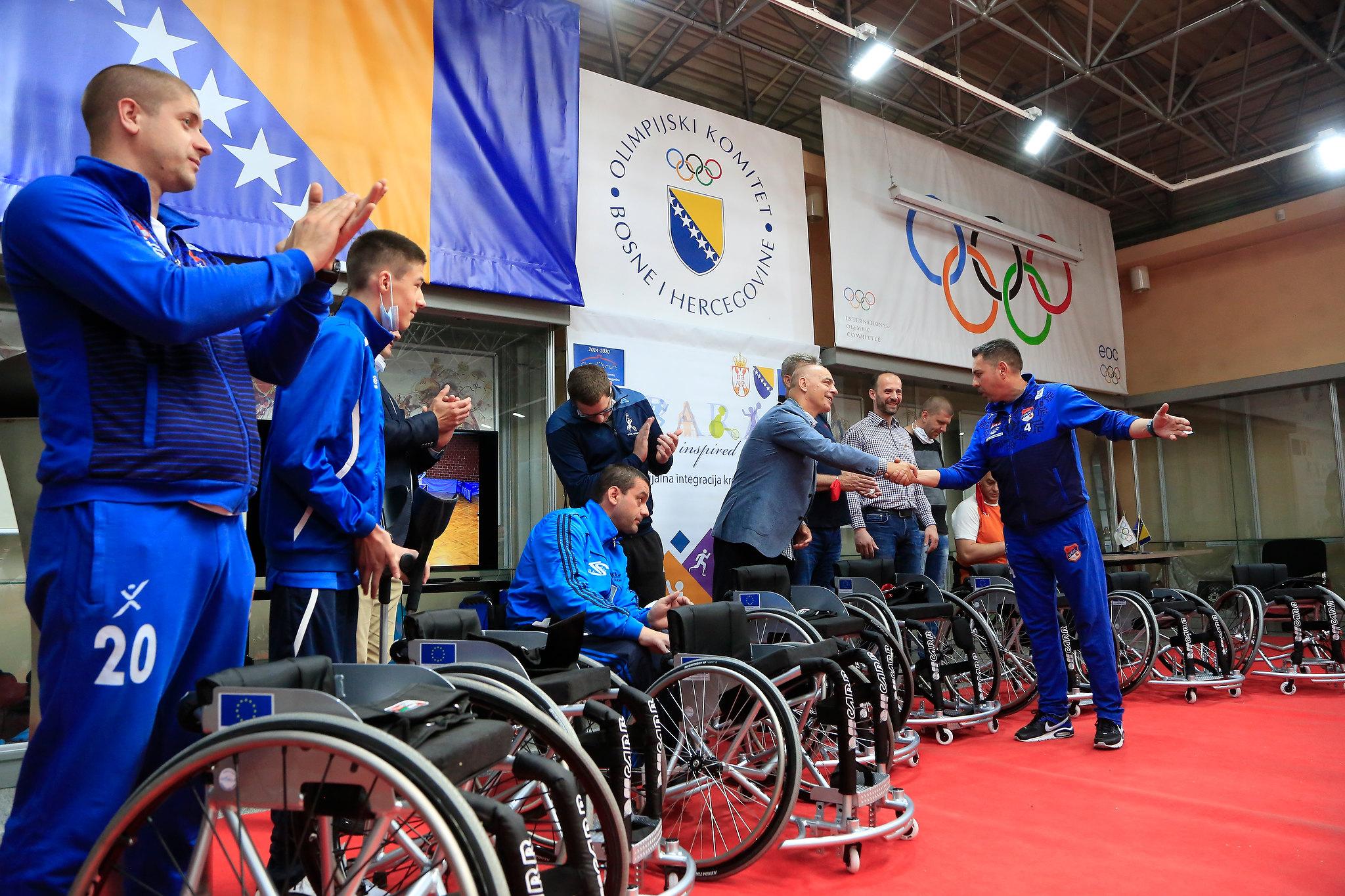 Olimpijski komitet BiH dodijelio opremu parasportistima