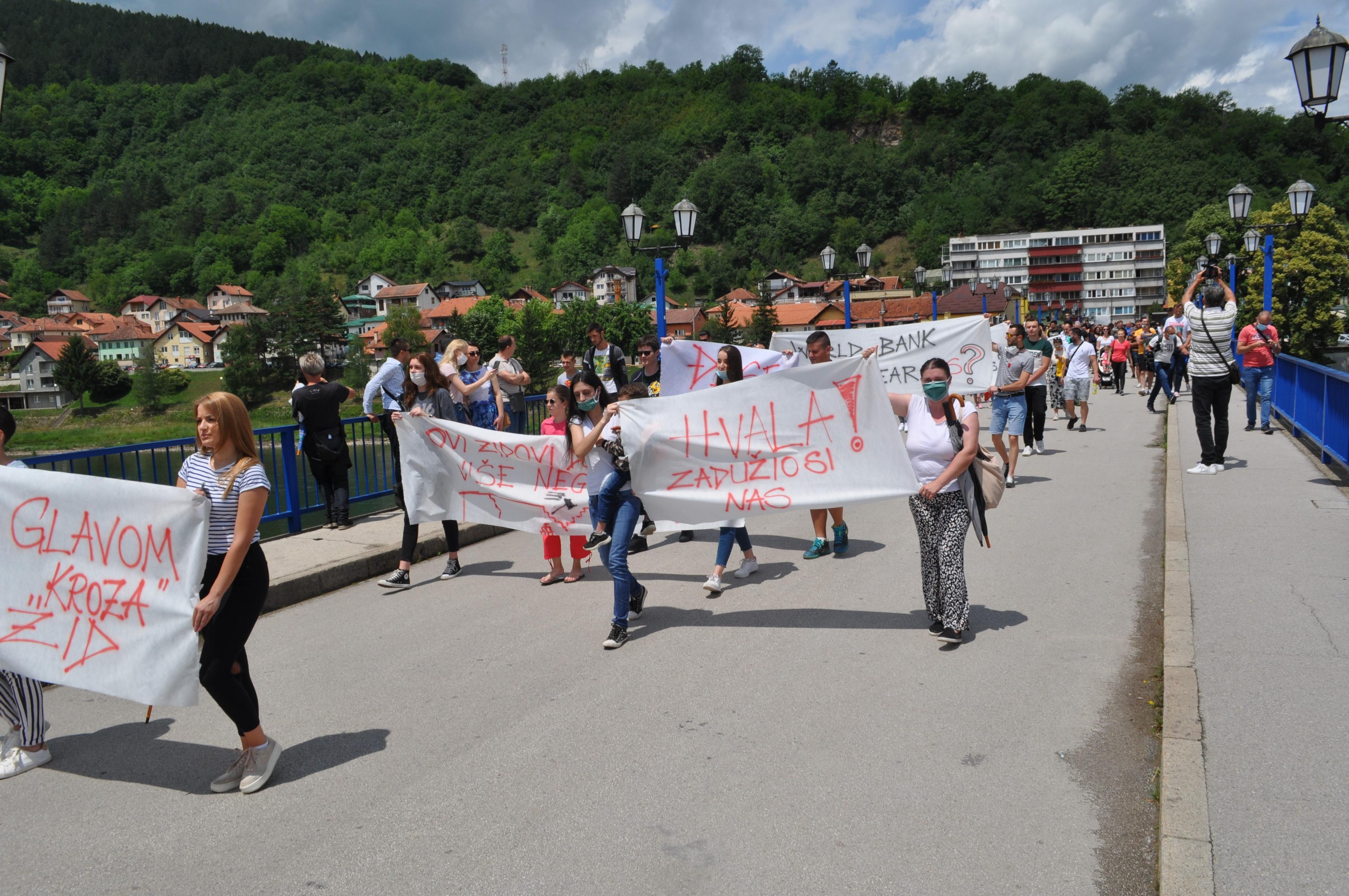 Goraždani poručili: Ne damo Drinu, Drina nam je sve