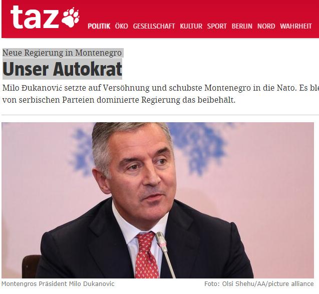 Die Tageszeitung: Đukanović nije poražen - Avaz