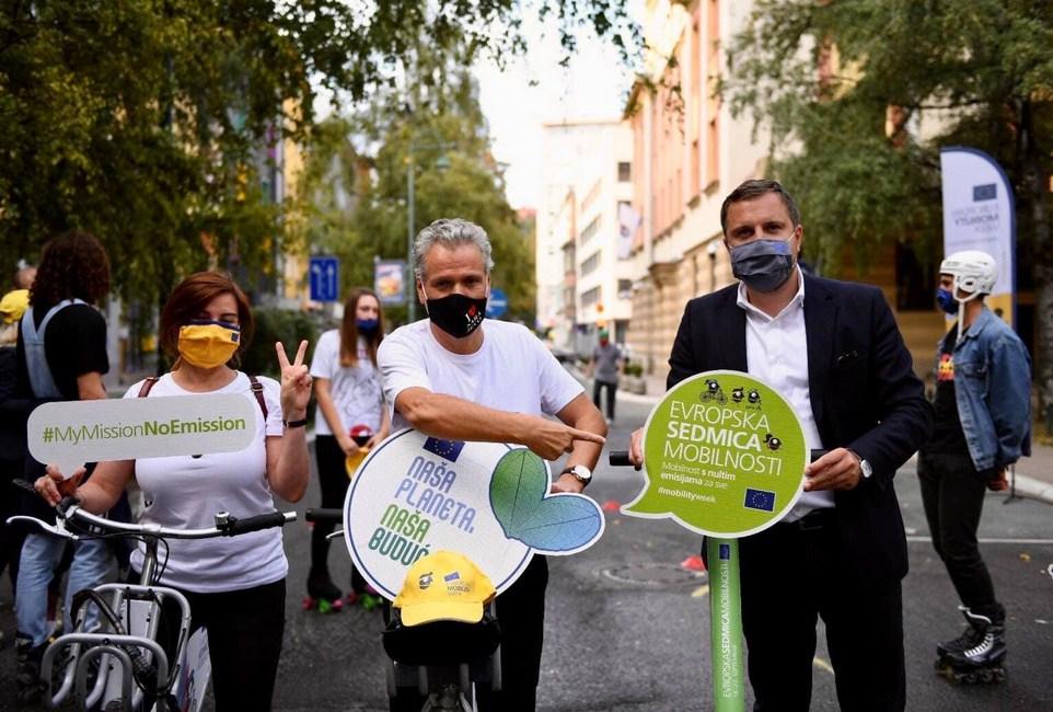 Skaka i Satler podržali manifestaciju Evropska sedmica mobilnosti