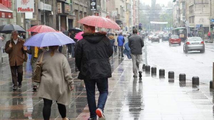 Pripremite kišobrane, u BiH danas kiša, pljuskovi i grmljavina