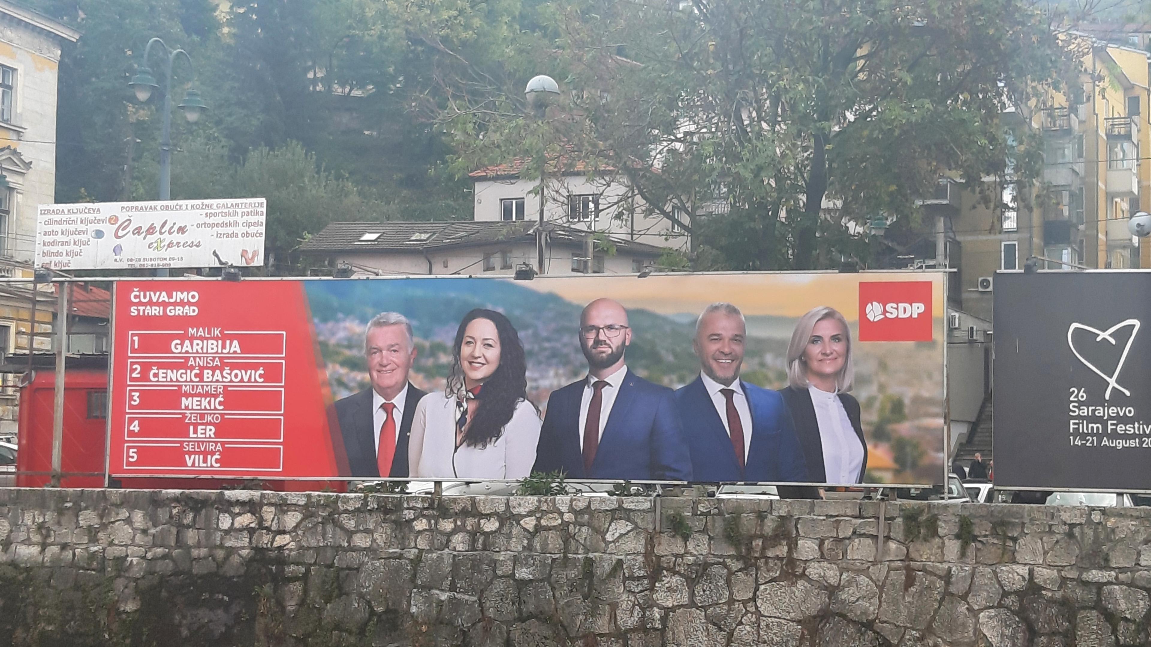 Na izbornim plakatima uglavnom dobro poznata lica