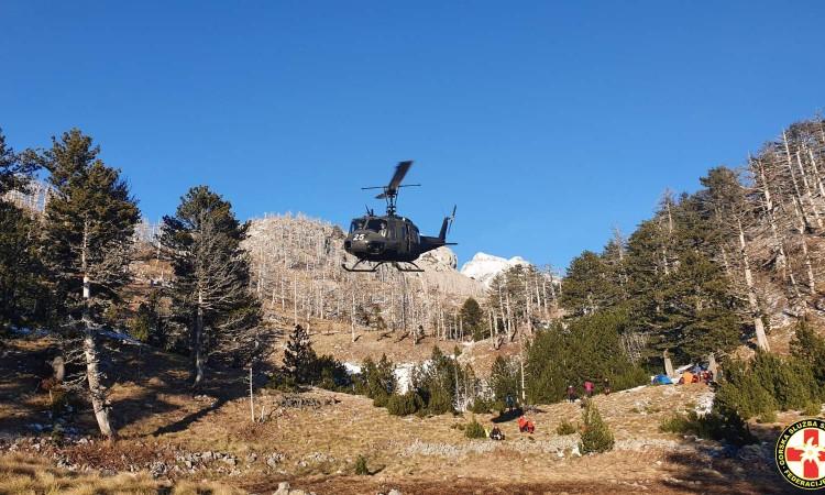 Helikopter Oružanih snaga BiH u akciji potrage za nestalim avionom