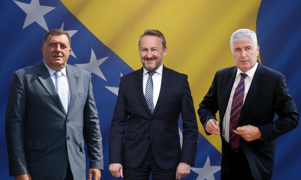 Dodik, Izetbegović i Čović - Avaz