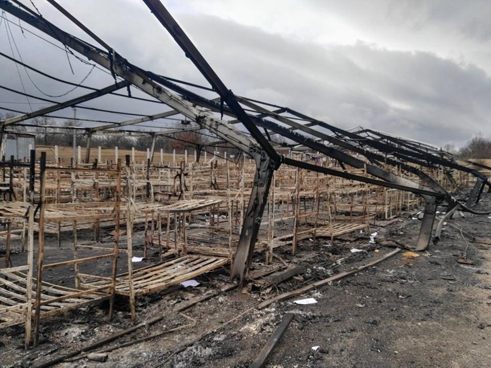 Camp "Lipa" the day after the relocation of migrants - Avaz