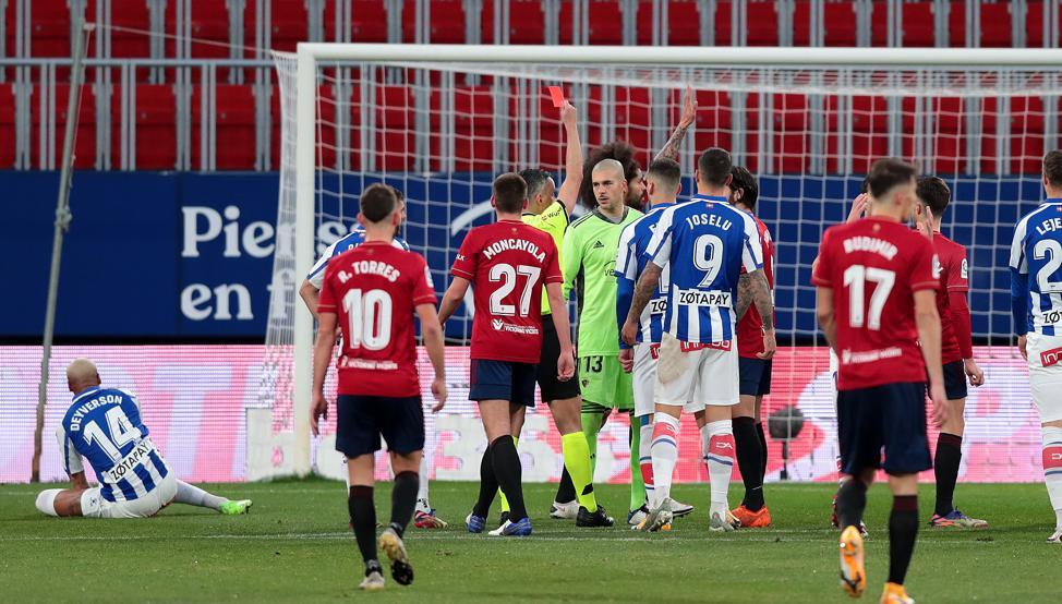 Osasuna od 8. minute igrala bez isključenog Rubena - Avaz