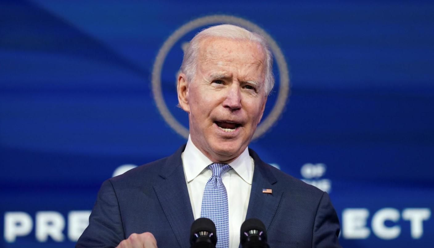 U.S. President-elect Joe Biden speaks about the protests taking place in and around the U.S. Capitol in Washington as the U.S. Congress held a joint session to certify the 2020 election results, at a news conference at his transition headquarters in Wilmington, Delaware, U.S., January 6, 2021. - Avaz