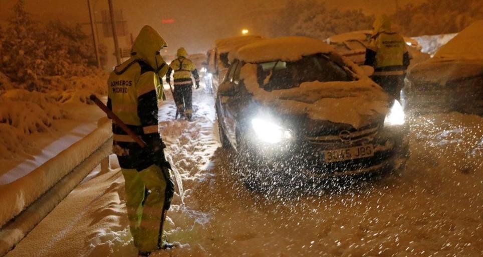 Snježna oluja Filomena izazvala probleme širom Španije - Avaz