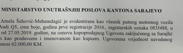 What was determined by the investigation of the Prosecutor's Office and when the contract between Sarajlić and Šehović was signed - Avaz