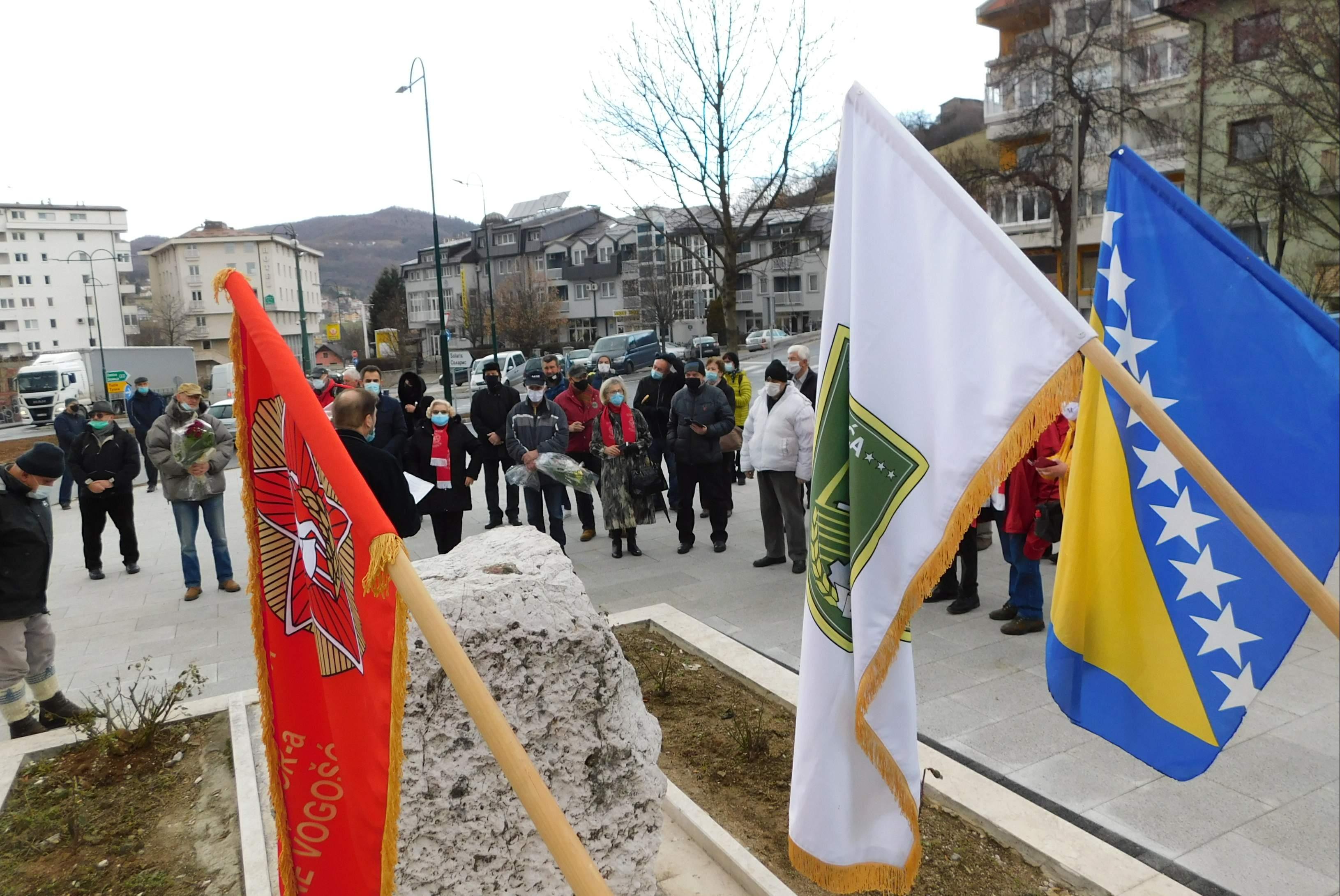 Detalj sa manifestacije u Vogošći - Avaz