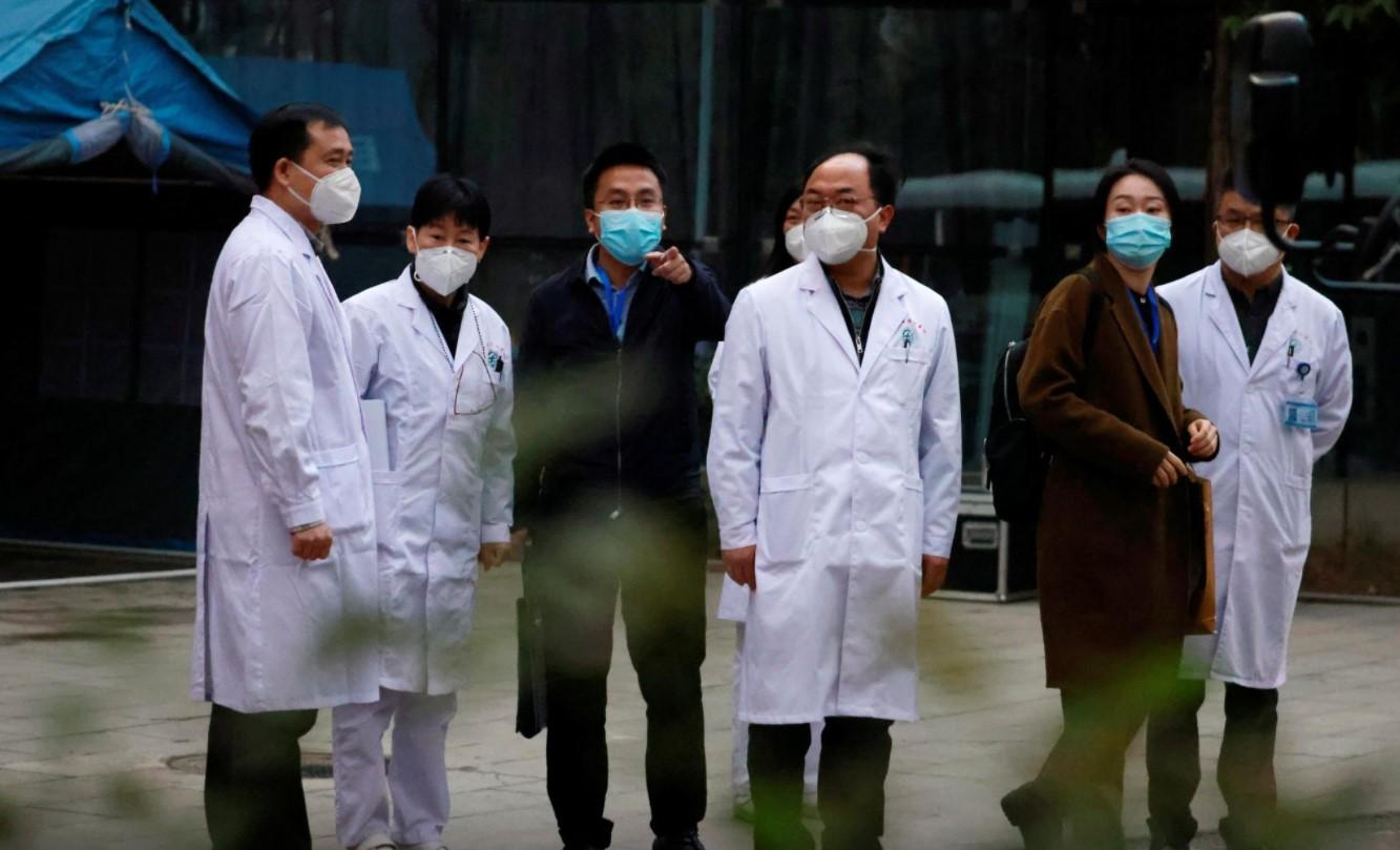 Chinese medical workers are seen as members of the World Health Organisation (WHO) team tasked with investigating the origins of the coronavirus disease (COVID-19) leave Hubei Provincial Hospital of Integrated Chinese and Western Medicine in Wuhan, Hubei province, China January 29, 2021. - Avaz