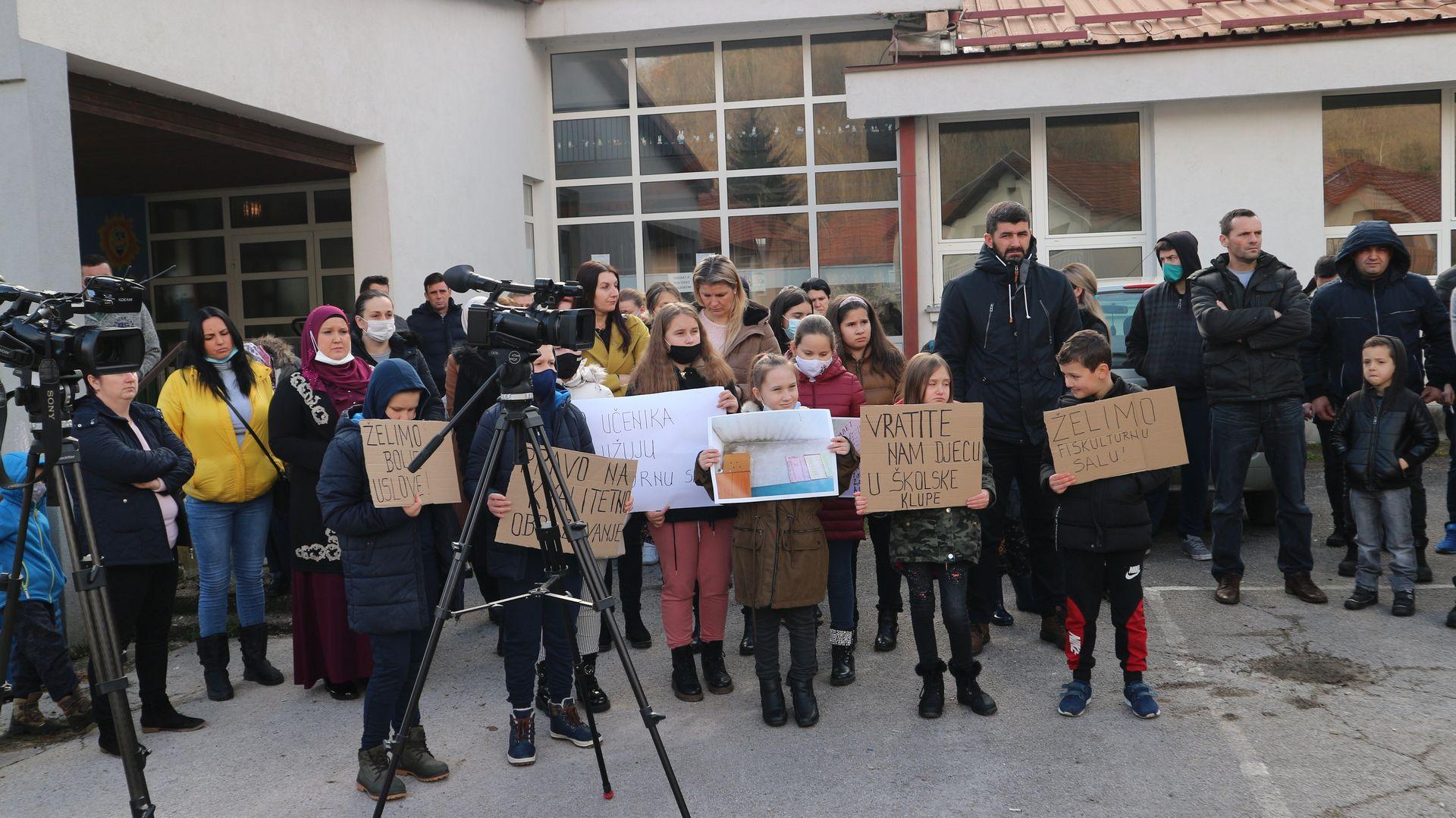 Sa današnjih protesta - Avaz