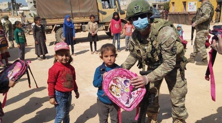 Turkey continues to look after weary families in the district which was cleared of YPG/PKK terror elements following the country’s anti-terror operations - Avaz