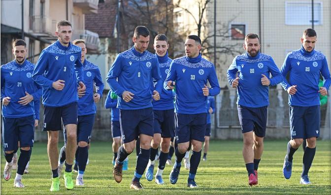 Sa današnjeg treninga na Grbavici - Avaz