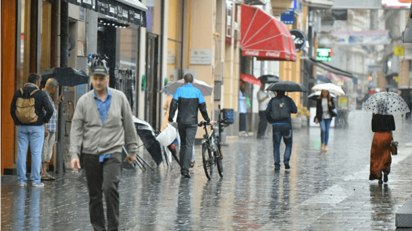 Preovladavat će pretežno oblačno vrijeme sa kišom - Avaz