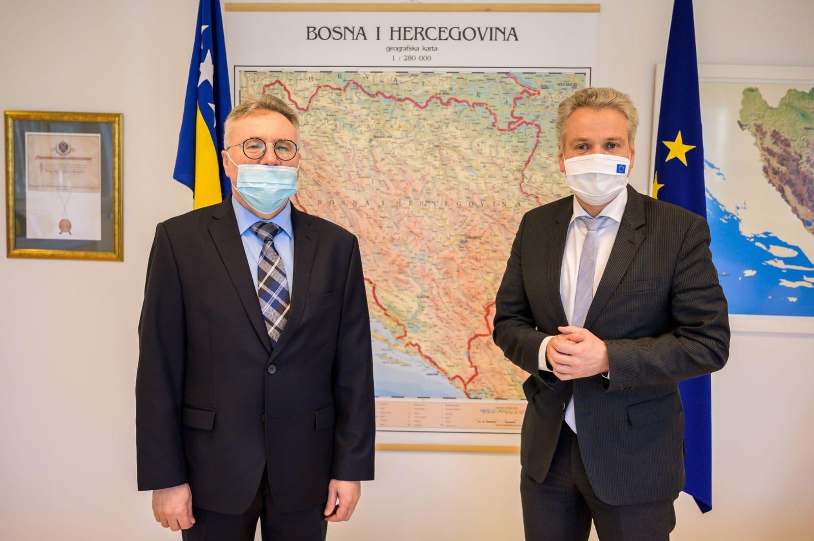 Satler poželio dobrodošlicu ambasadoru Rusije u BiH Igoru Kalabukhovu