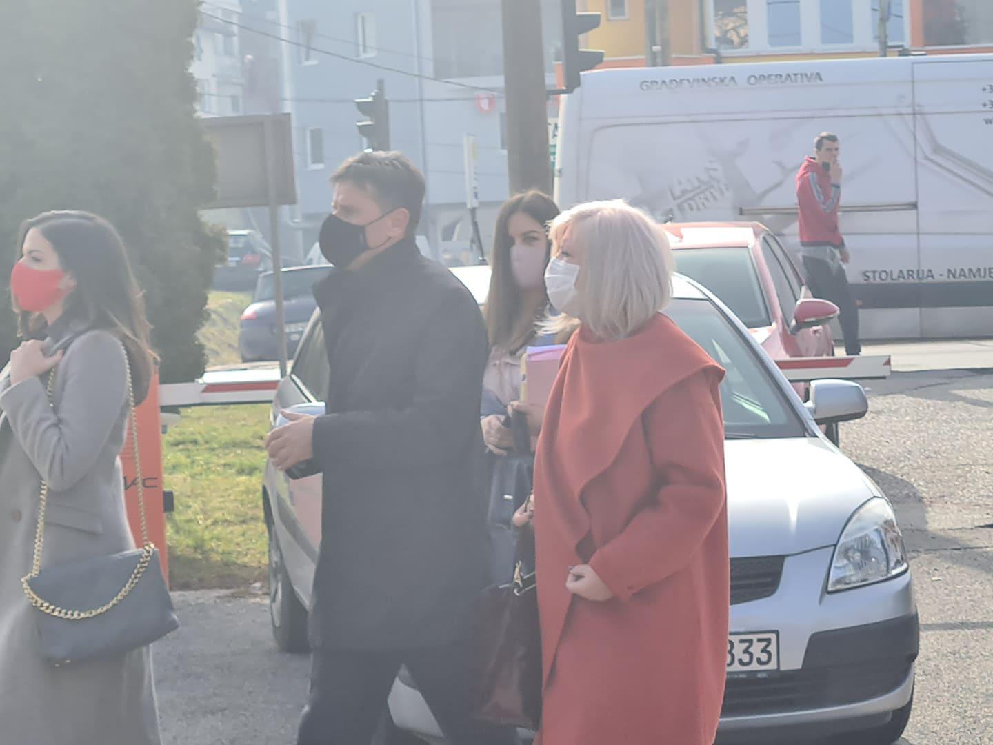 Novalić during his arrival at the Court of B&H - Avaz