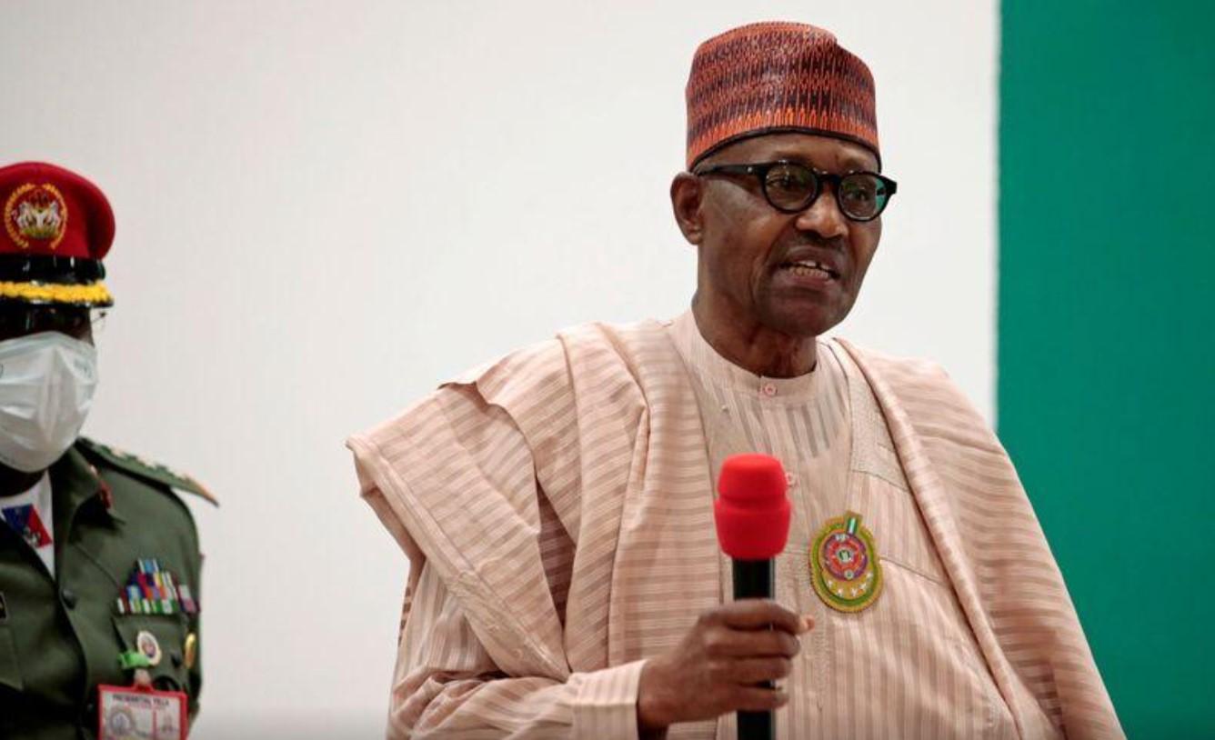 Nigerian President Muhammadu Buhari speaks after security forces rescued schoolboys from kidnappers, in Katsina, Nigeria, December 18, 2020. - Avaz