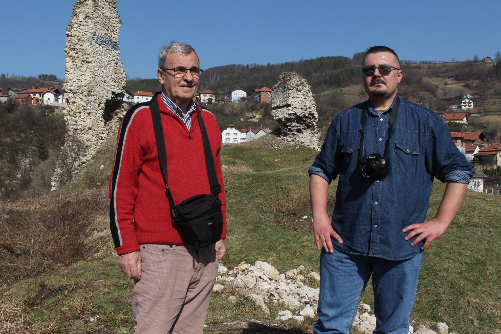 Prof. dr. Hamzić i mr. Šaković na tvrđavi - Avaz