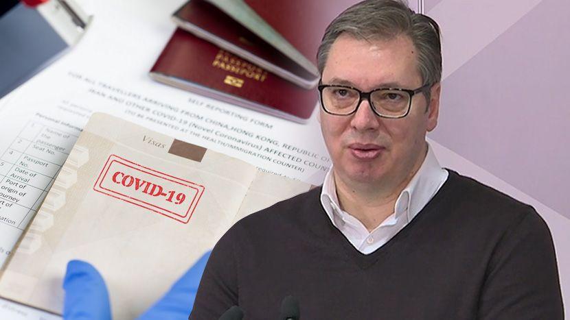 Vučić o covid pasošima - Avaz