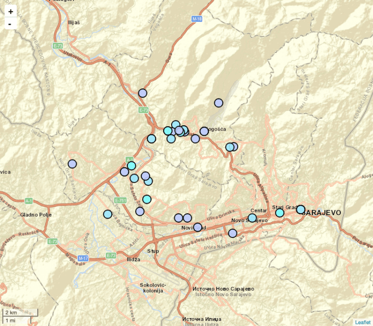 Lociran zemljotres s epicentrom u području Sarajeva - Avaz