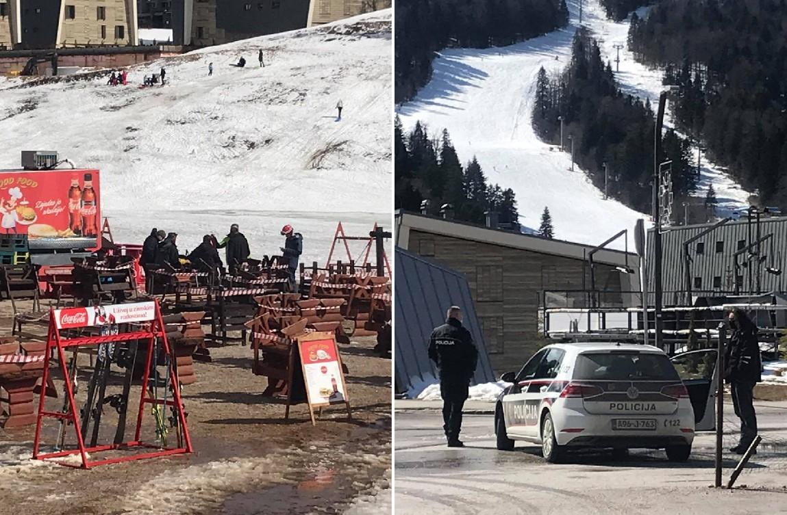 Brojne Sarajlije na Bjelašnici: Pojačano prisustvo policije i Covid redara