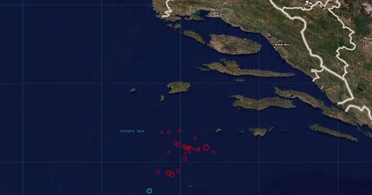 Više od 20 zemljotresa u Jadranu
