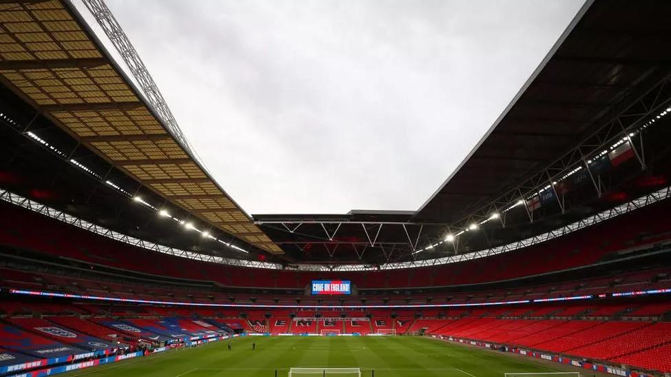 Wembley will allow 25 percent of its seats to be filled at least for the first four matches due to be played there at this year's European Championship - Avaz