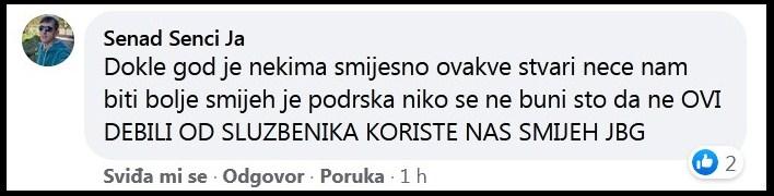 Komentar na Facebooku - Avaz