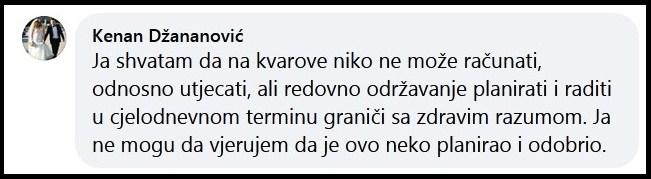 Komentar na objavu VIK-a - Avaz