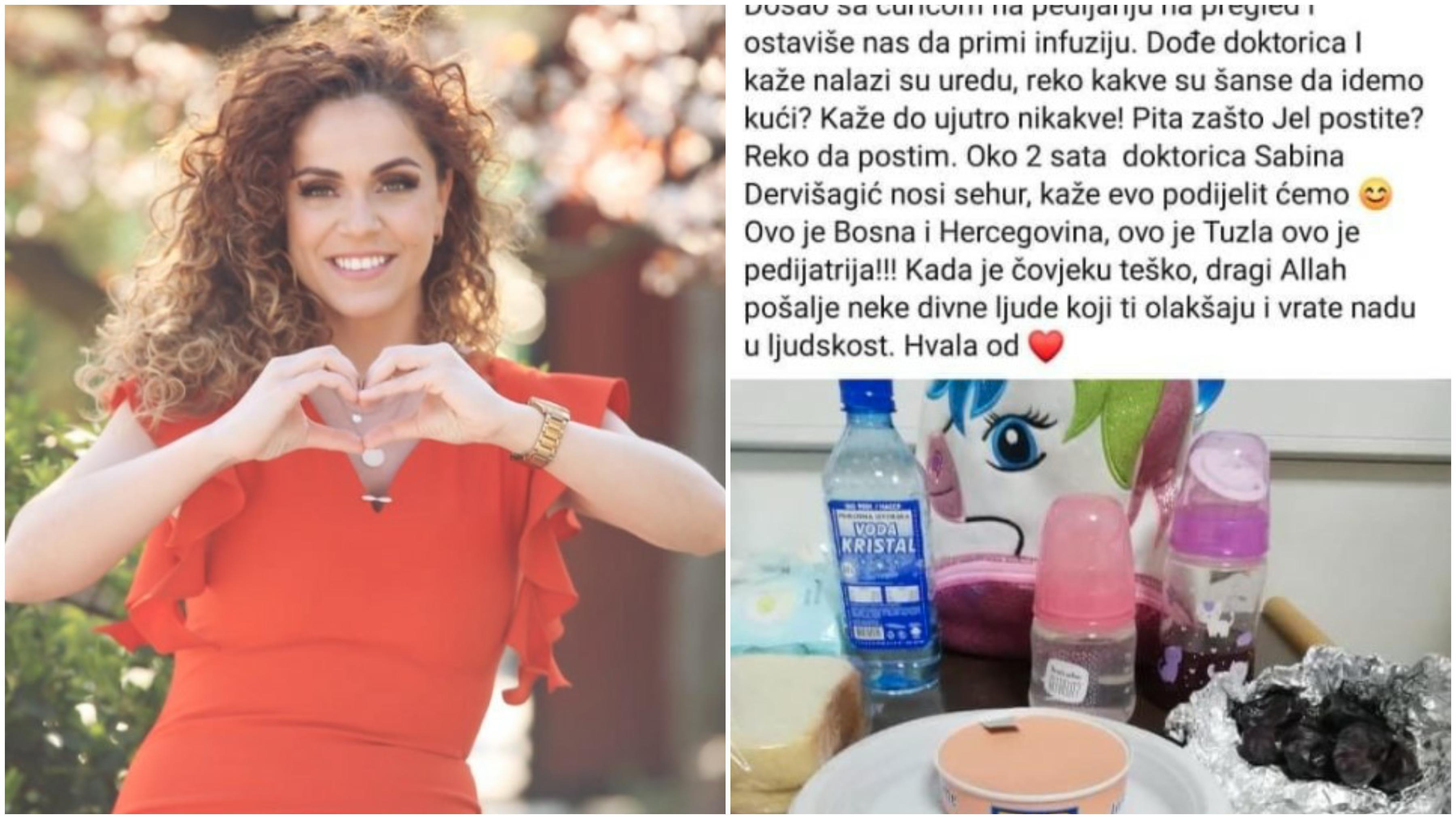 Doktorica iz Tuzle oduševila: Donijela sehur ocu koji je kćerku doveo na infuziju