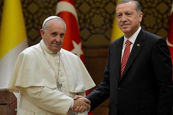 Pope Francis and Recep Tayyip Erdogan - Avaz