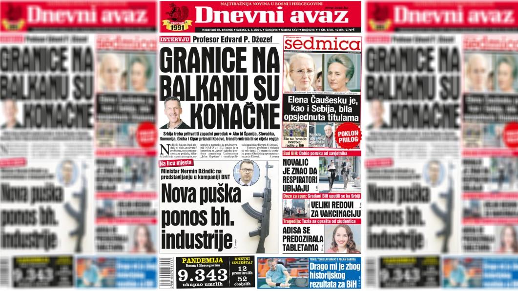 Granice na Balkanu su konačne