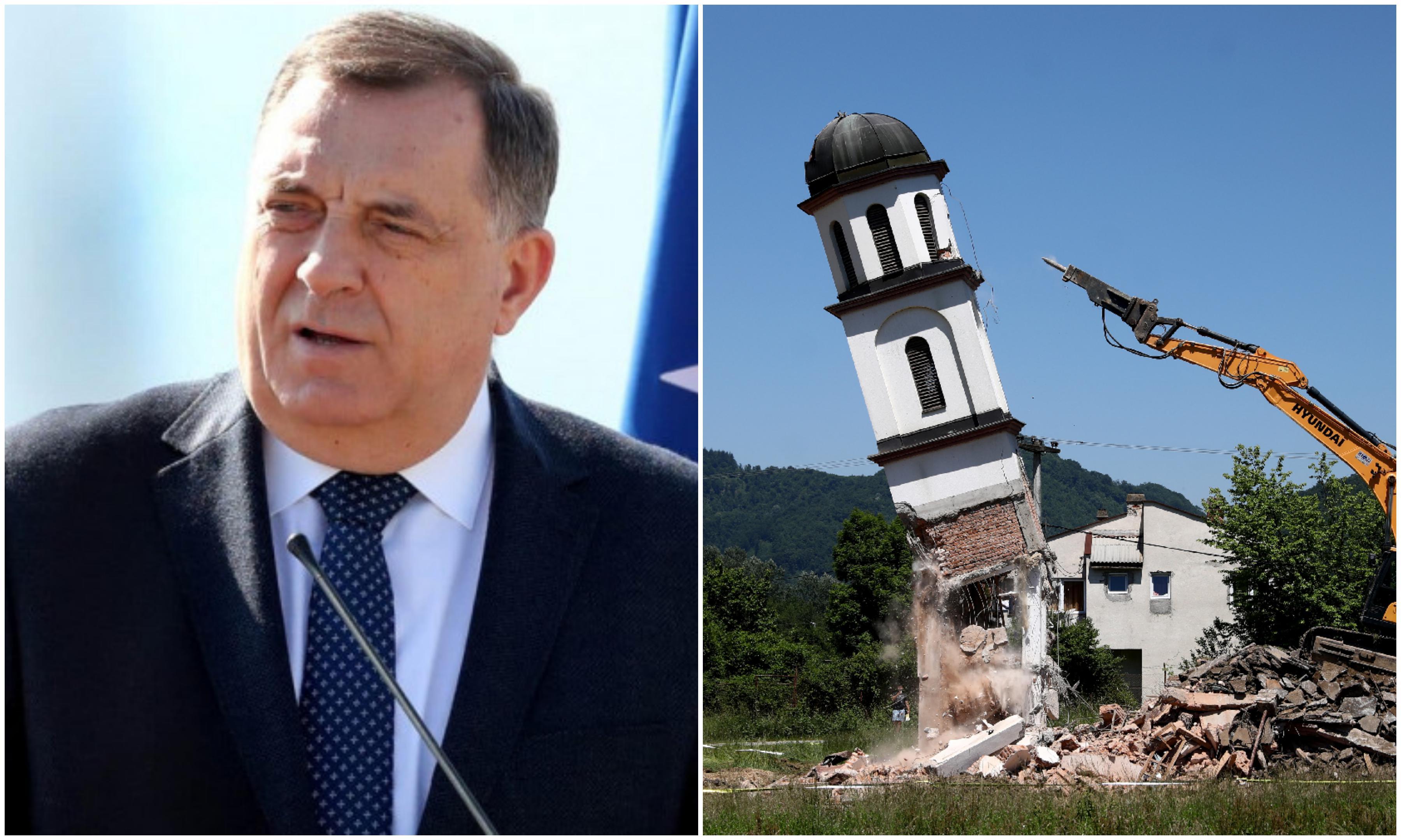 Milorad Dodik crkvu u dvorištu nane Fate nazivao "inat crkvom" - Avaz