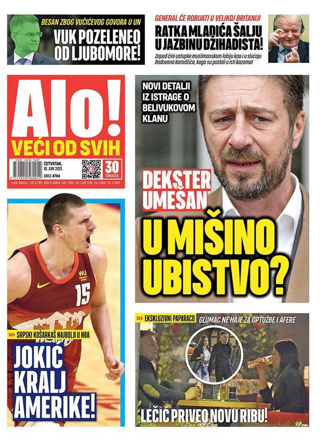 Naslovnica lista "Alo" - Avaz