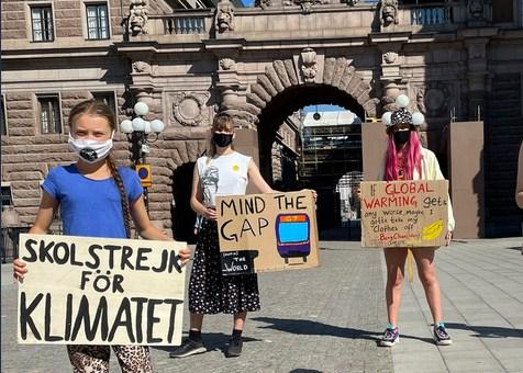 Greta nastavila proteste - Avaz