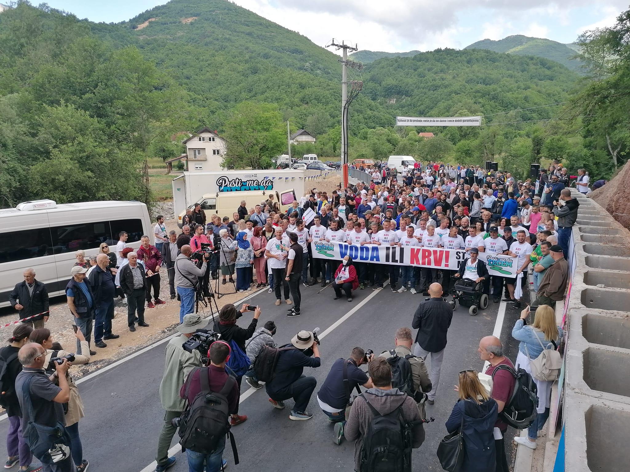 Protest protiv izgradnje malih hidroelektrana na Neretvici: Podršku mještanima daje i "Dubioza kolektiv"