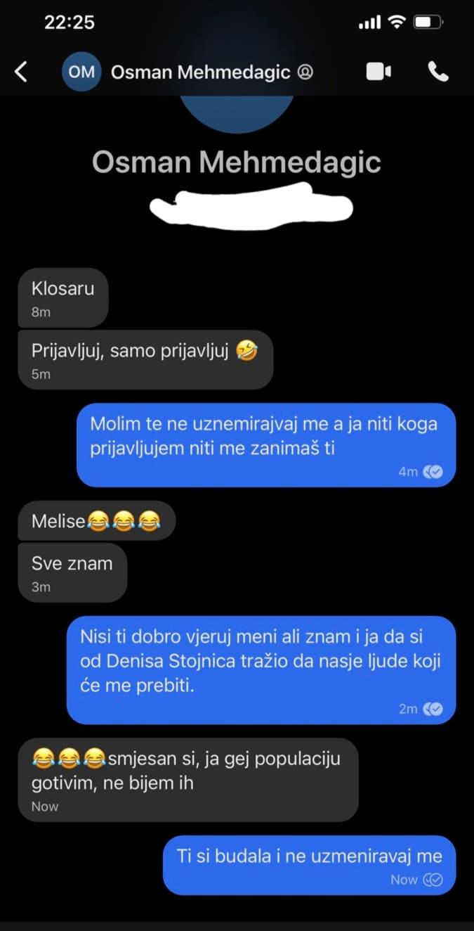 Poruke koje je Mehemdagić slao Ajanoviću - Avaz