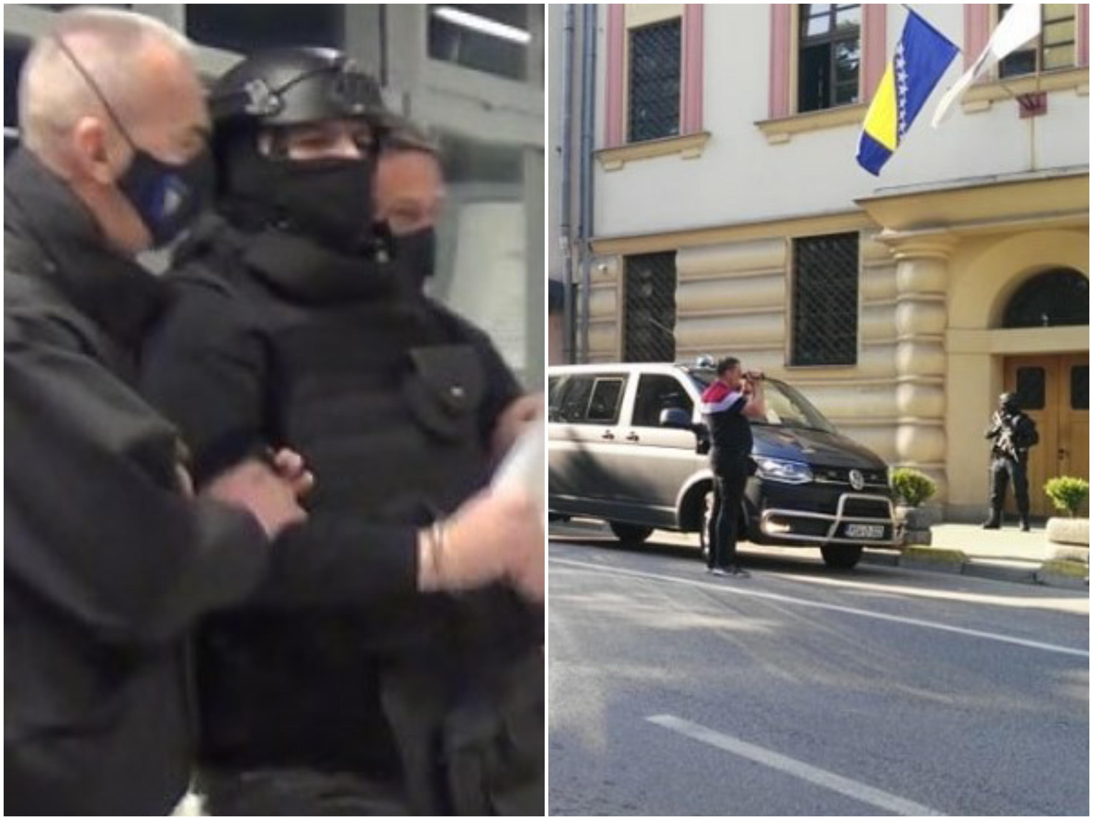 Opsadno stanje: Kriminalac Darko Elez na ispitivanju u Tužilaštvu KS, daje iskaz o ubistvu sarajevskih policajaca