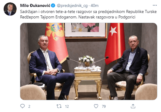 Objava na Twitteru - Avaz