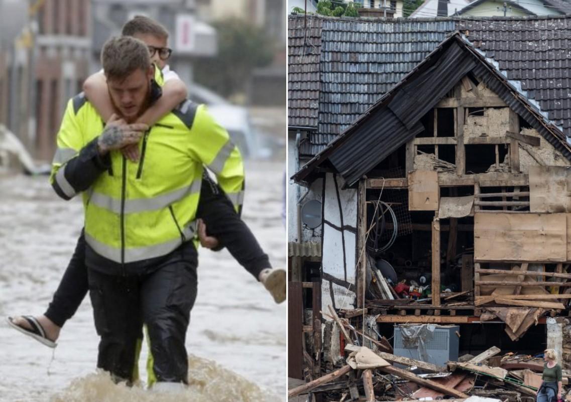 Šokantne fotografije smrtonosnih poplava u Njemačkoj i Belgiji