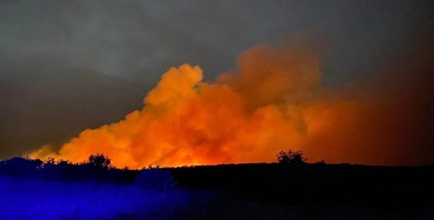 Veliki požar kod Šibenika, gori nisko rastinje