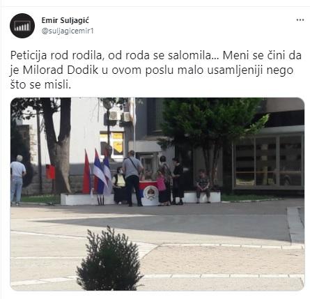 Emir Suljagić o peticiji - Avaz